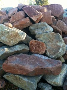 Riverton Utah Landscape Boulders Rocks